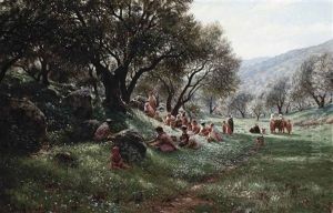 Fruit Gathering In The Mountains Fruit Gathering In The Mountains