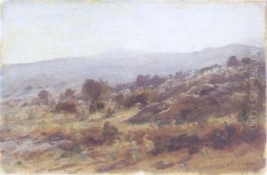 Paysage D'algerie by Antoine Gadan