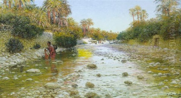 Le Passage De L'oued A El Kantara - view 1