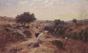 Berger Dans La Campagne Bonoise by Antoine Gadan