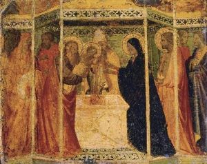 Presentation Of Christ In The Temple by Agnolo di Taddeo Gaddi