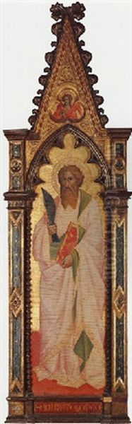 Saint Bartholomew; An Angel In The Trefoil Above - view 1