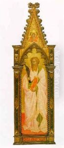 St. Bartholomew; An Angel In The Trefoil Above