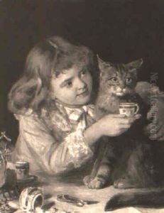 The Cat's Teatime by William Hippon Gadsby