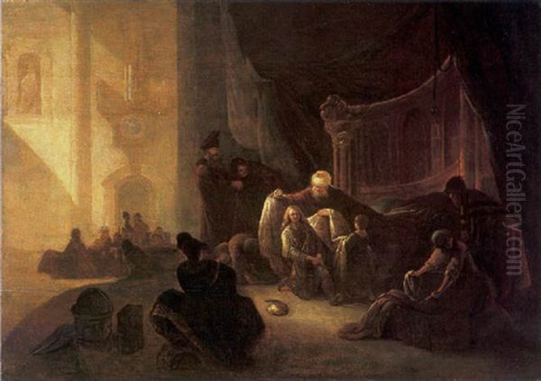 Jacob Giving Joseph The Coat Of Many Colours - view 1