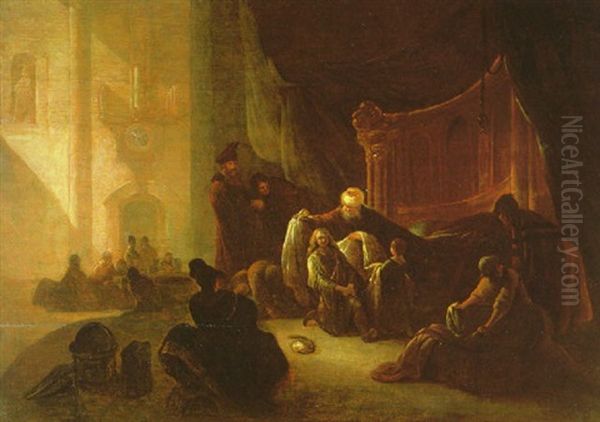 Jacob Giving Joseph The Coat Of Many Colors - view 1