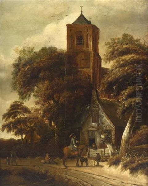 Paysage Avec Un Cavalier - view 1