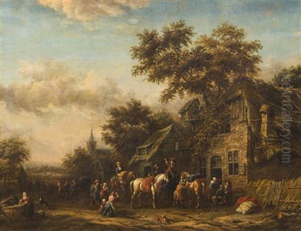 Raid On A Village - view 1