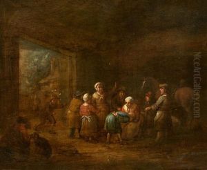 Bauersleute In Der Scheune Bauersleute In Der Scheune
