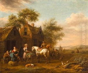 Peasants Outside An Inn