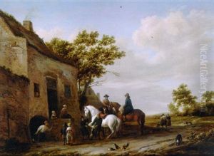 Travellers At A Blacksmith's