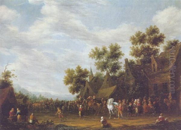 A Village Horse Fair - view 1