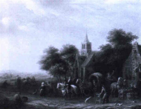 Raststation Vor Kirche Und Dorfschenke - view 1