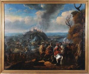The Siege Of A City (possibly The The Burning Of Hiedelberg)