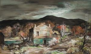 October - Hudson Valley by Carl Frederick Gaertner