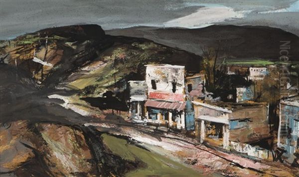 Where Man Walks In, Western Town - view 1