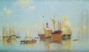 Marina by Johann Philipp Eduard Gaertner