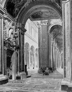 Interior Of An Italian Church by Enrico Gaeta