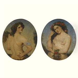 Personification Of Summer (+ Personification Of Autumn; Pair) by Emma Gaggiotti-Richards