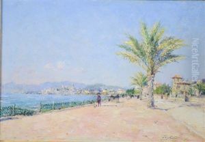 La Croisette A Cannes by Julien Gustave Gagliardini