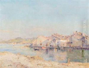 Southern Coastal Landscape by Julien Gustave Gagliardini
