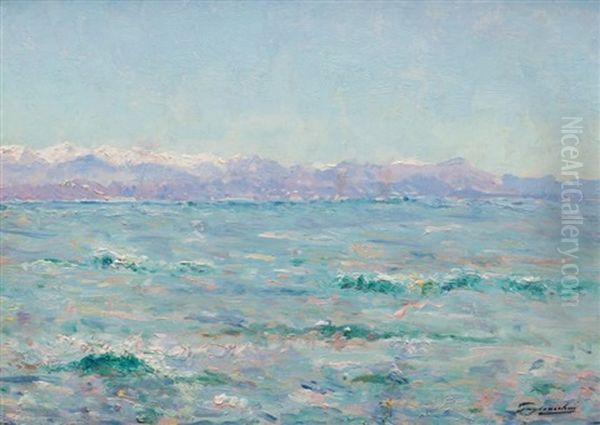 Les Alpes Vues De La Mer - view 1