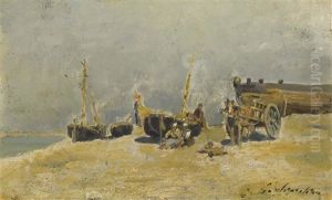 Fischer Am Strand