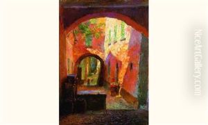 Ruelle Ensoleillee by Julien Gustave Gagliardini