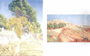 A Garden In Provence by Julien Gustave Gagliardini