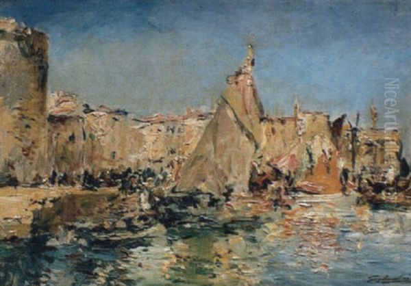 Barques Sous Voiles A Quai - view 1