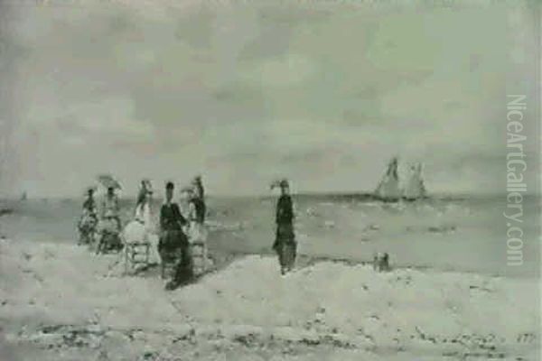 Elegantes En Bord De Mer, 1877 - view 1