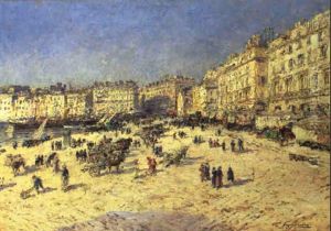 Marseille: Cannebiere Et Quai Du Vieux Port by Julien Gustave Gagliardini