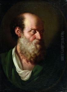 Tete De Vieillard by Benigne Gagneraux