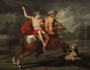 The Education Of Achilles by Benigne Gagneraux