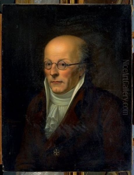 Portrait Du Marquis Antoine Victor D'auberjon Avec La Croix De L'ordre De Malte - view 1