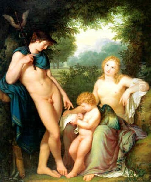 Der Unterricht Amors Durch Venus Und Merkur - view 1