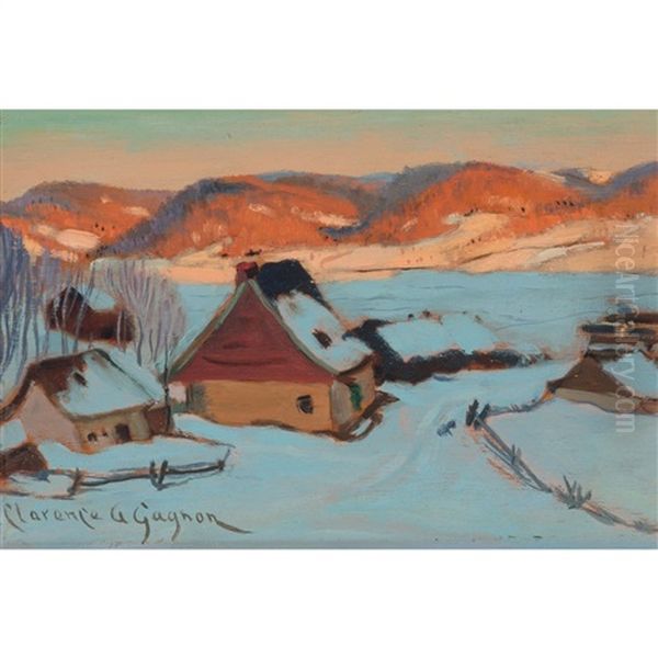 Crepuscule - D"hiver, Quebec - view 1
