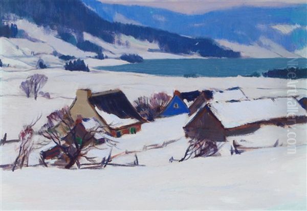 Charlevoix Lake, Spring Thaw - view 1