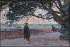 Vue Des Jardins Publics, Venise by Clarence Alphonse Gagnon