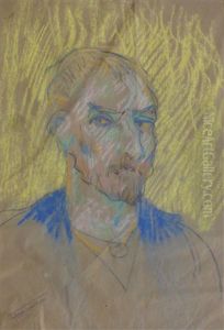 Portrait Of Van Gogh by Clarence Alphonse Gagnon