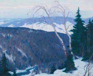 Winter Solitude by Clarence Alphonse Gagnon