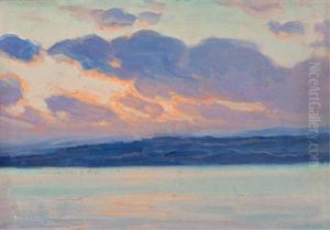 La Rive Sud, Ile D'orleans by Clarence Alphonse Gagnon