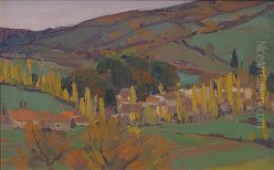 Autumne - France by Clarence Alphonse Gagnon