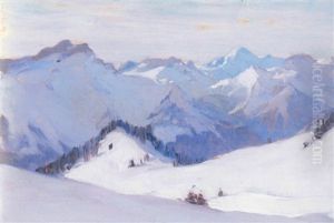 Villars-sur-ollon, Suisse by Clarence Alphonse Gagnon