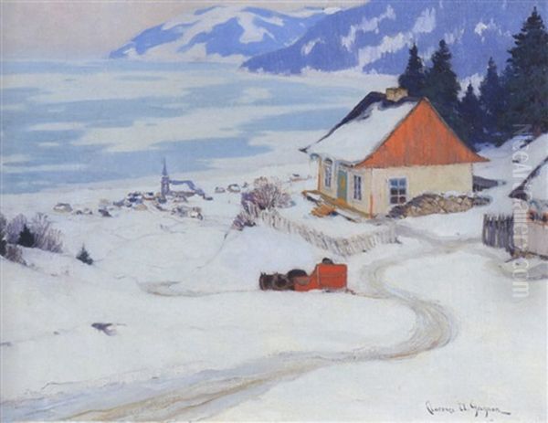 Landscape At Baie St. Paul - view 1