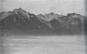 Lake Of Geneva, Switzerland, 1911 by Clarence Alphonse Gagnon