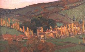 Automne, France by Clarence Alphonse Gagnon