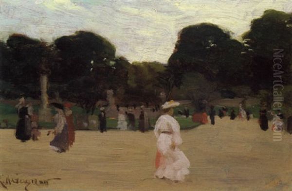 Luxembourg Gardens, Paris - view 1