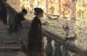 Sur Le Rialto-venise by Clarence Alphonse Gagnon