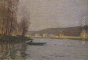 Le Long A Moret by Clarence Alphonse Gagnon